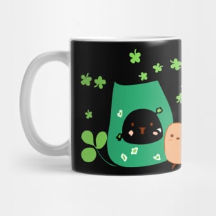 on St. Patrick’s Day bird bag Mug